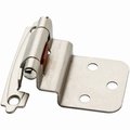 Brainerd Mfg/Liberty Hdw 2PK 38 SN Inset Hinge H0104AC-SN-O3